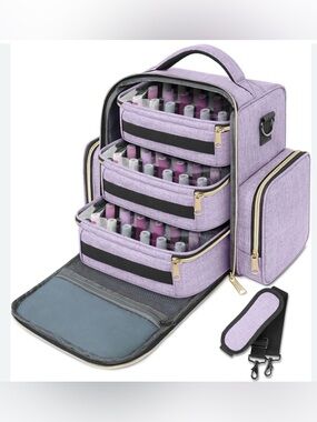 Nail Polish Organizer Bag & Manicure Supplies